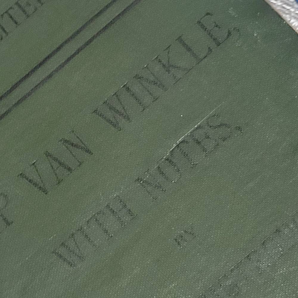 Green 'Rip Van Winkle' Book with Notes - Picture 4 of 4